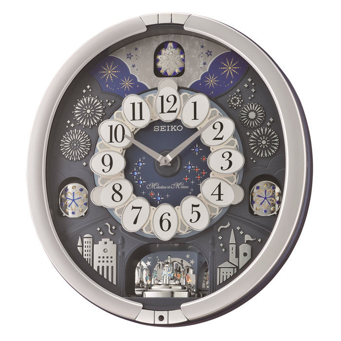 Seiko Clocks Melody in Motion Silent Wall Clock Wayfair.co.uk